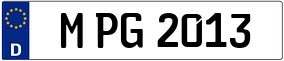 Truck License Plate